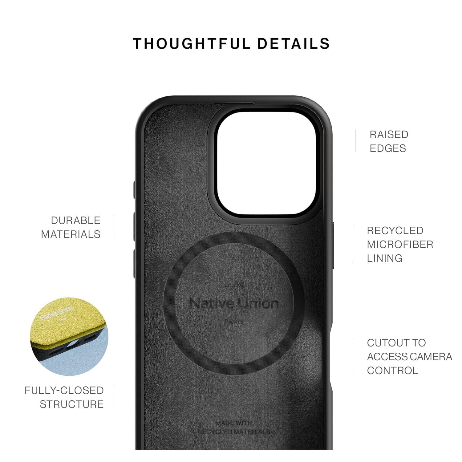 NATIVE UNION ACTIVE CASE FOR IPHONE 16 PRO MAX SLATE GREEN