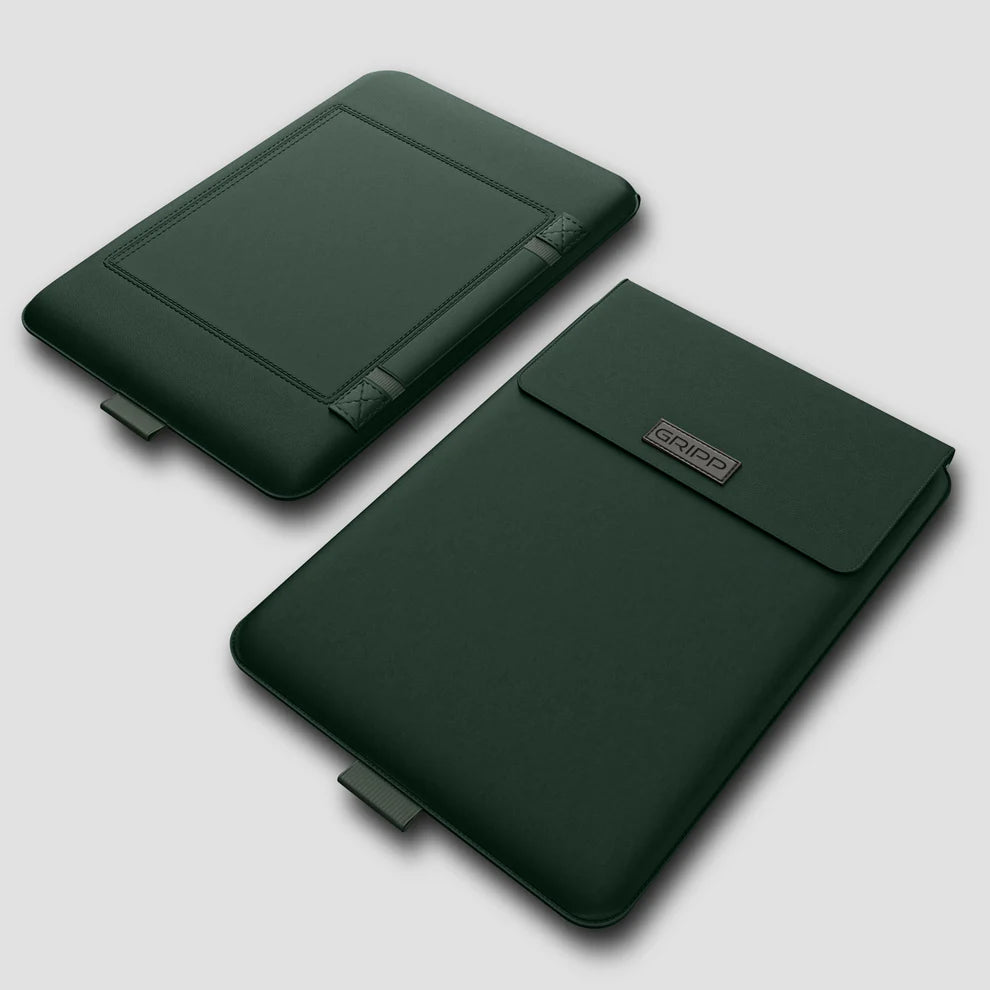 GRIPP Malleable Premium Leather Upto 14" / 35.56 cm MacBook/Laptop Sleeve