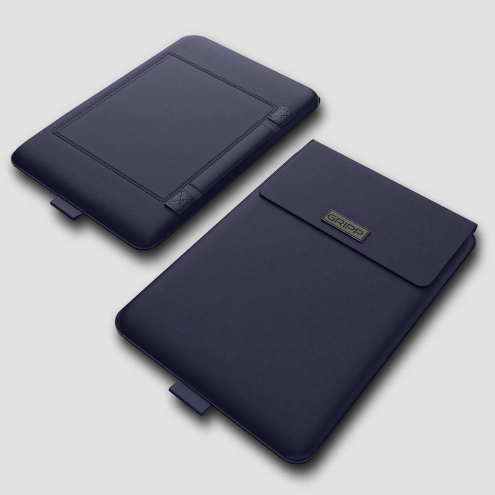 GRIPP Malleable Premium Leather Upto 14" / 35.56 cm MacBook/Laptop Sleeve