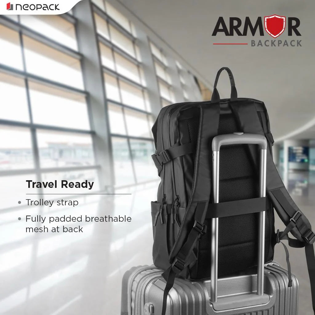 Armor All Weather Backpack For 16" Laptops & Macbooks (Black)