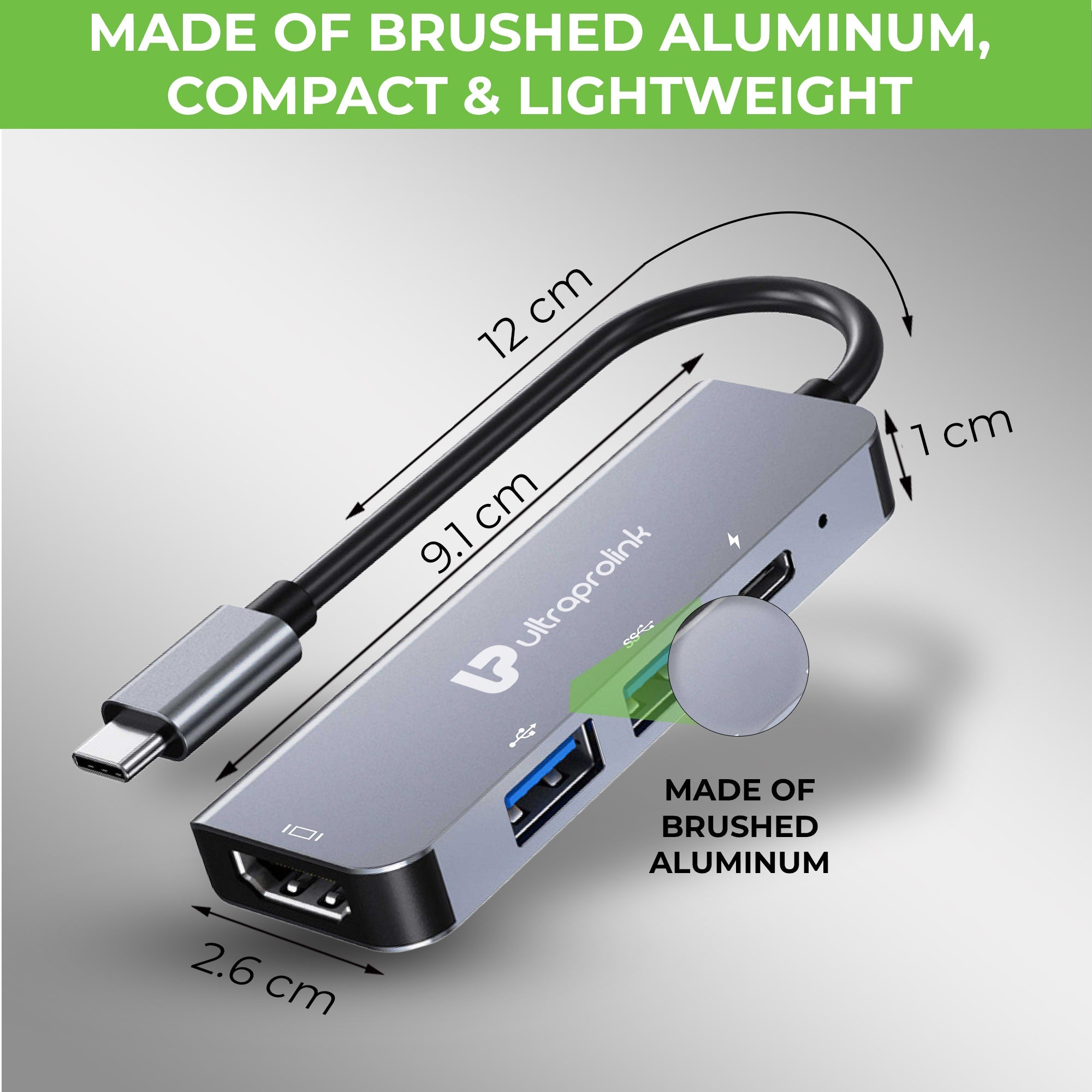 Smart Hub 4 USB Type 4 in 1 Docking Station UL1206