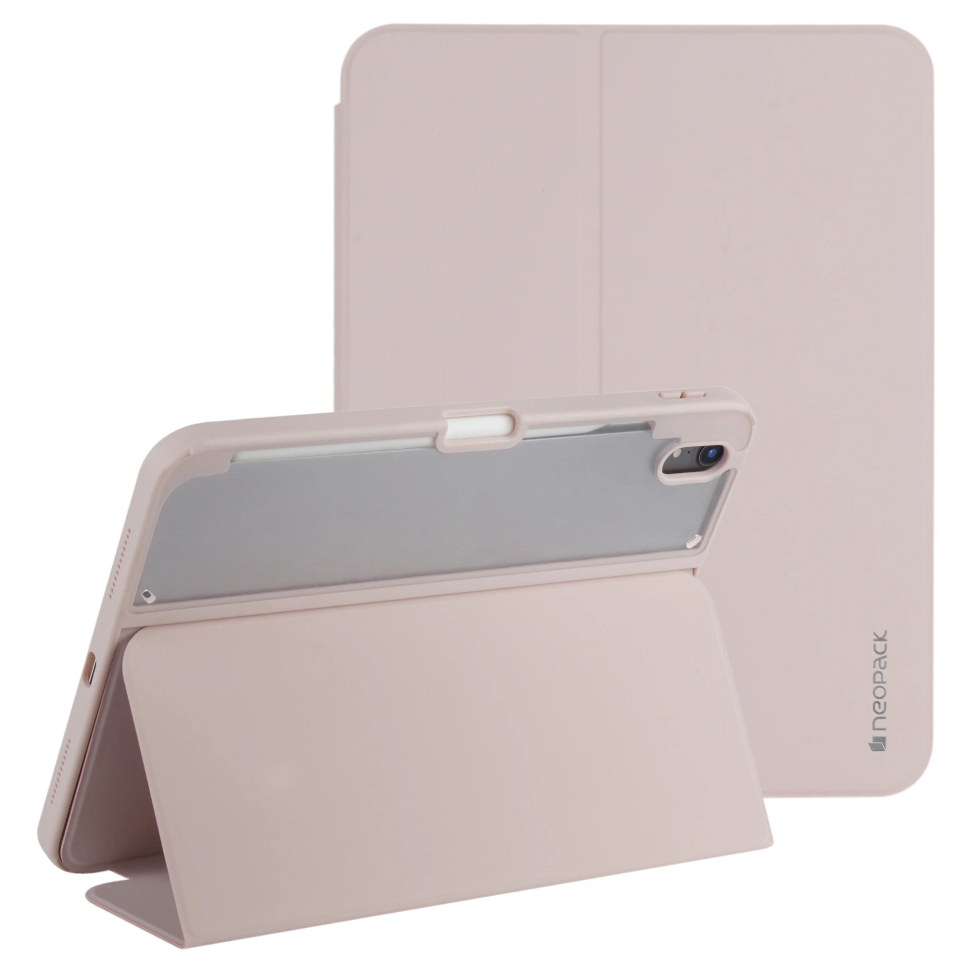 Neopack Vista Case With Apple Pencil Holder For IPad 10.9", Fits: 10th Gen & IPad 11", Fits: 11th Gen. 2025 Model (Pink)
