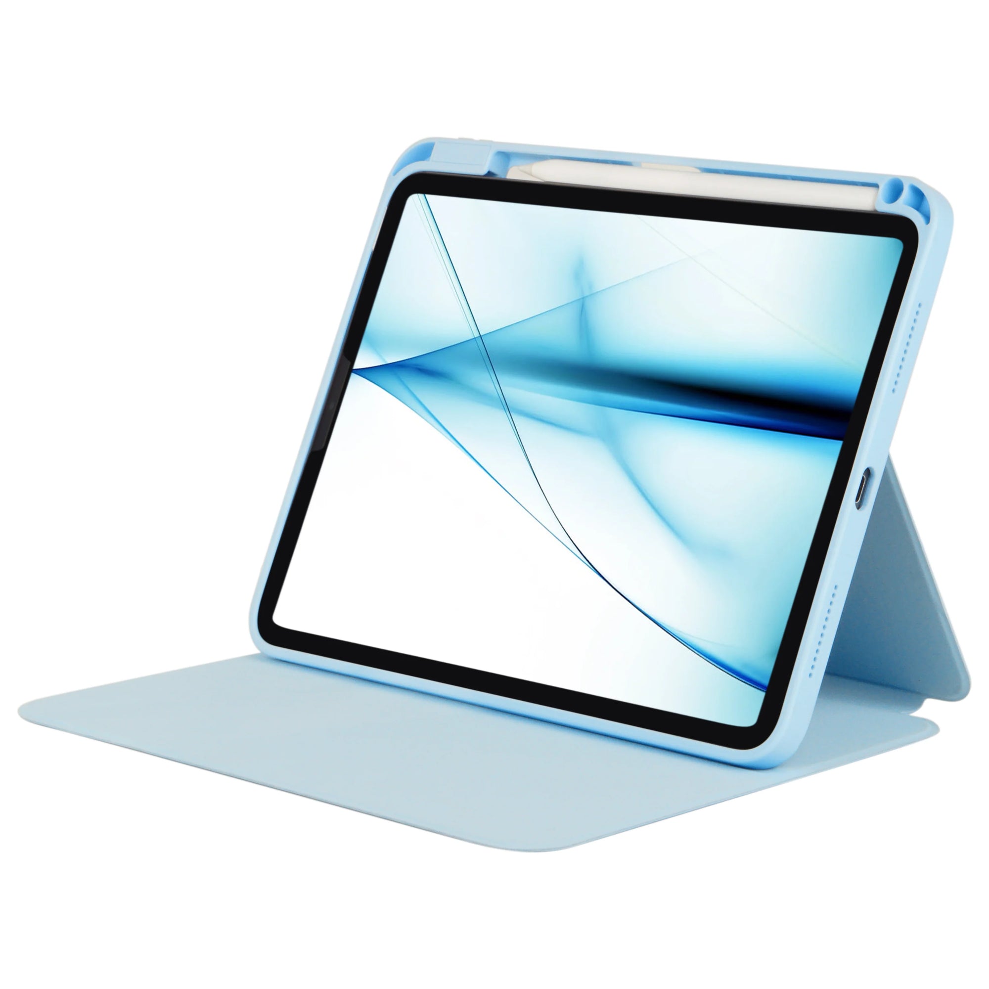 Neopack Vista Case With Apple Pencil Holder For IPad 10.9", Fits: 10th Gen & IPad 11", Fits: 11th Gen. 2025 Model (Blue)