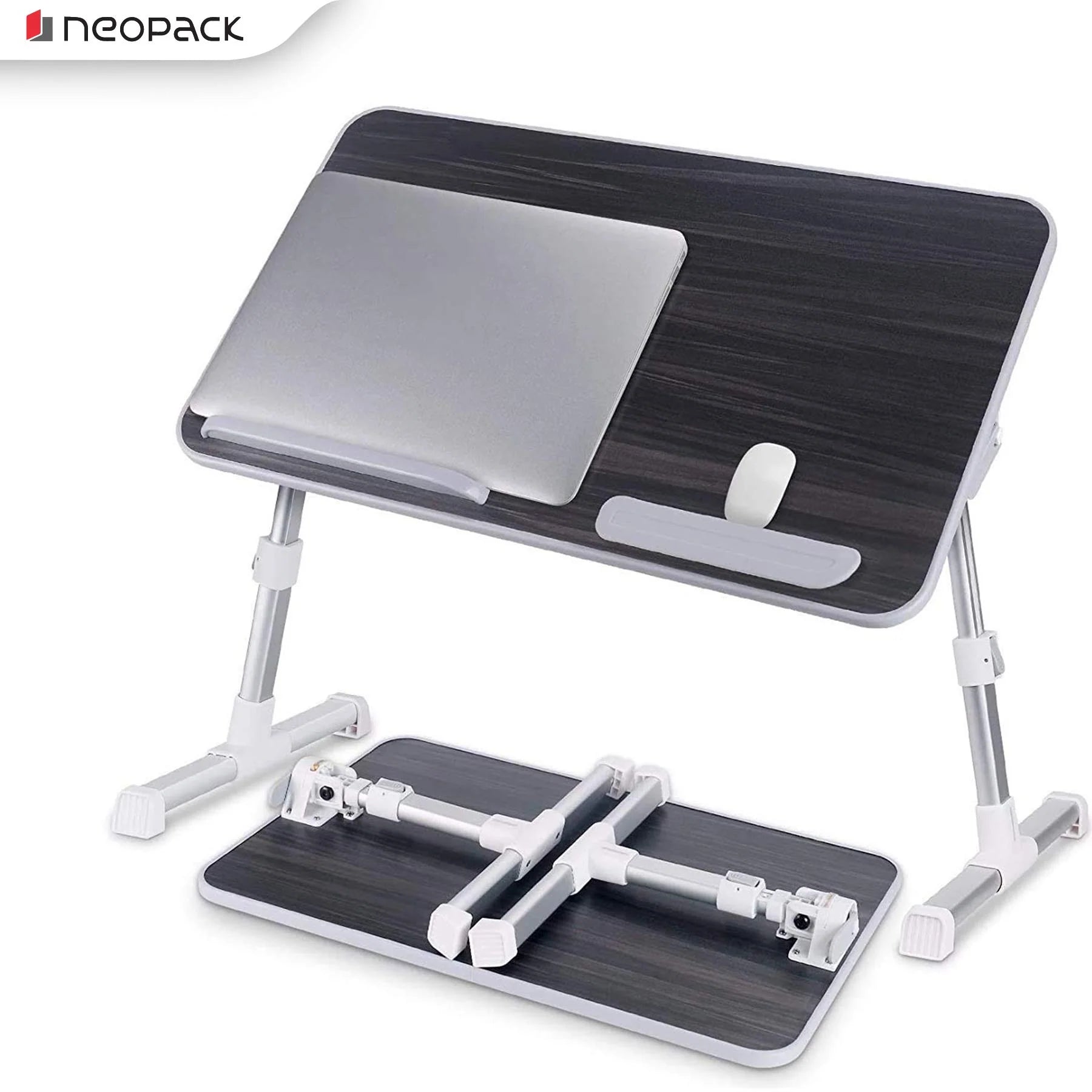Neopack Ergonomic Laptop Table With Foldable Legs (Fits: 13" - 16" Laptops & Macbooks)