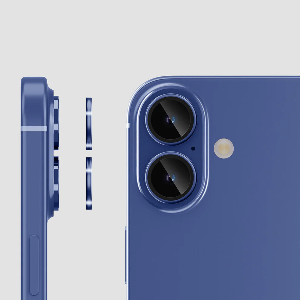 GRIPP Focal Camera Lens Protector 2N1 Compatible with Apple iPhone 16 Plus - Blue
