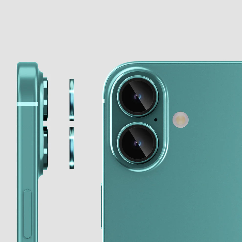 GRIPP Focal Camera Lens Protector 2N1 Compatible with Apple iPhone 16 - Green