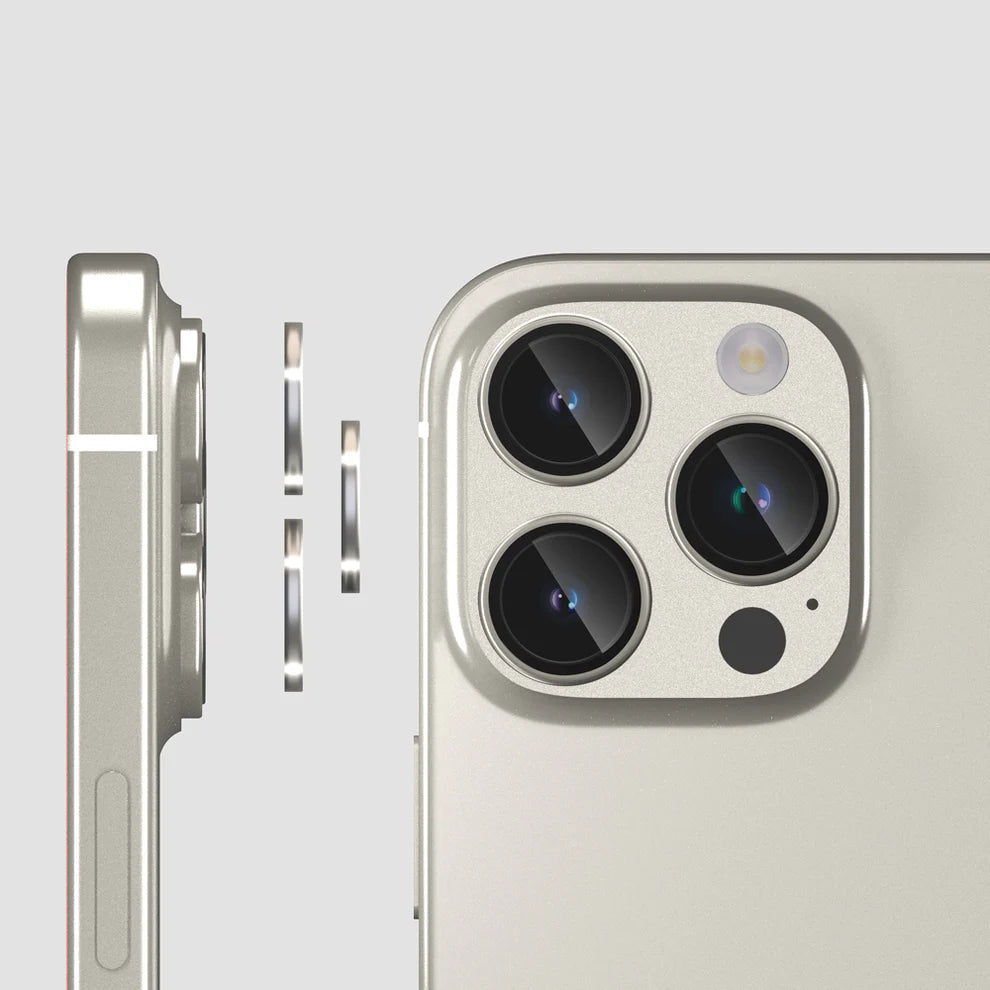 GRIPP Focal Camera Lens Protector 3N1 Compatible with Apple iPhone 16 Pro - Natural Titanium