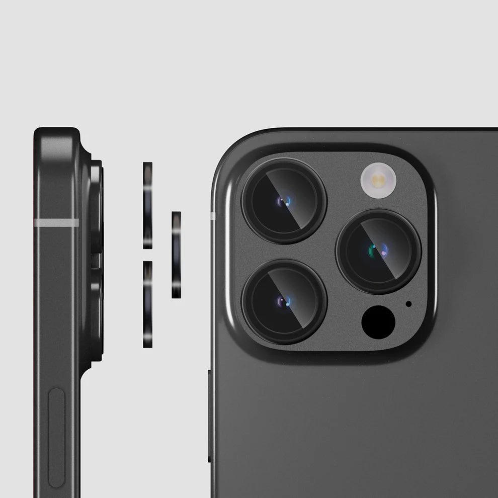 GRIPP Focal Camera Lens Protector 3N1 Compatible with Apple iPhone 16 Pro - Black