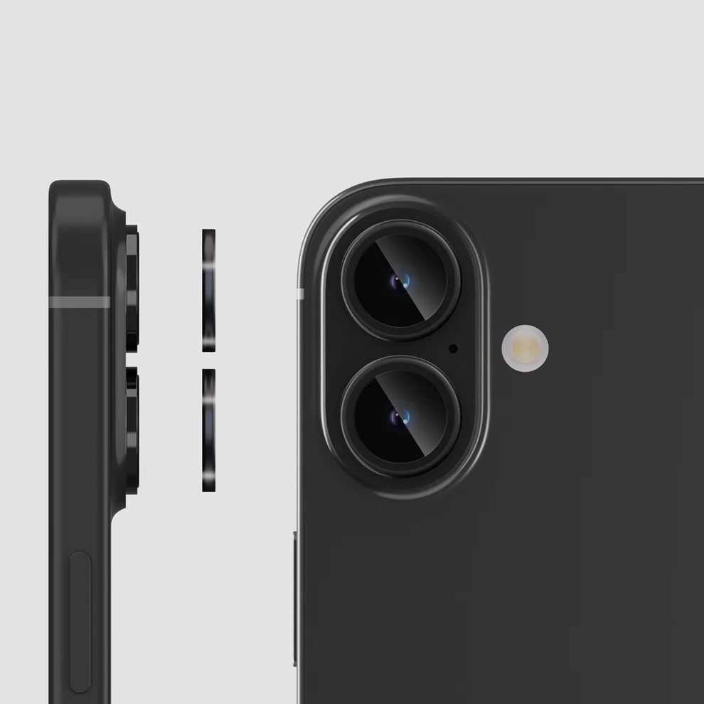 GRIPP Focal Camera Lens Protector 2N1 Compatible with Apple iPhone 16 Plus - Black