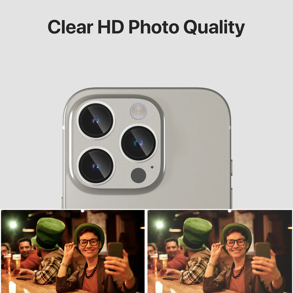 GRIPP Focal Camera Lens Protector 3N1 Compatible with Apple iPhone 16 Pro - Natural Titanium