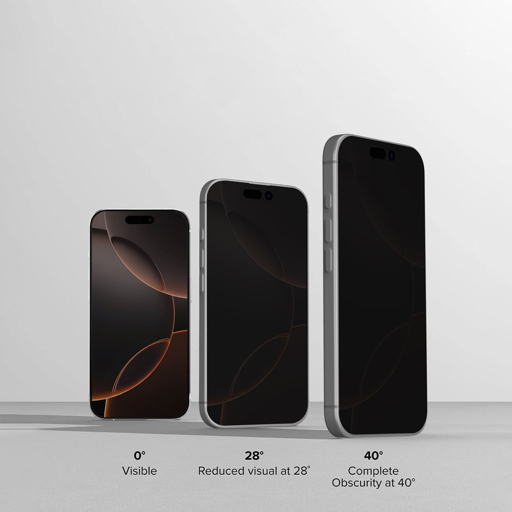 GRIPP Matte Privacy Tempered Glass for Apple iPhone 16 Pro Max