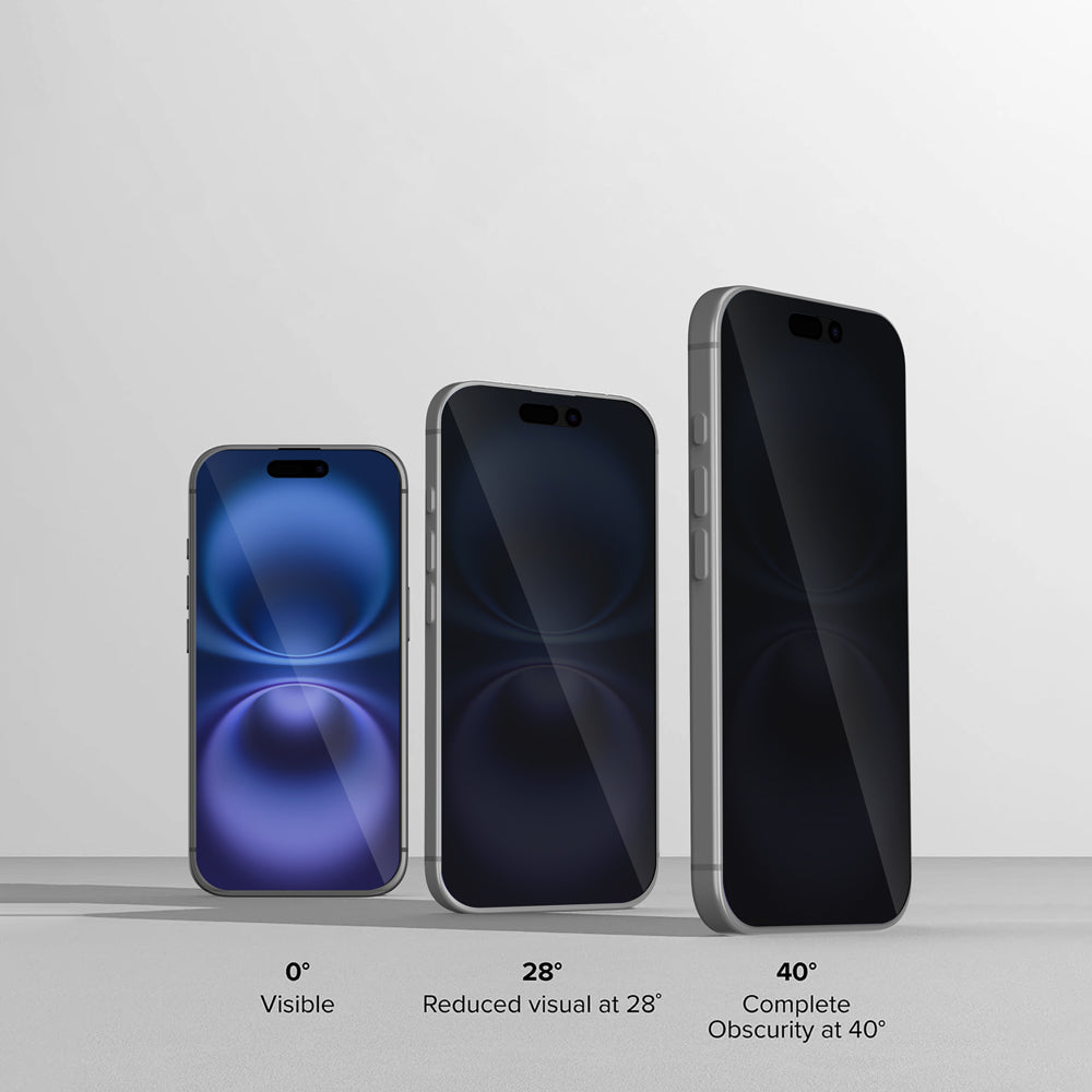GRIPP Privacy Tempered Glass for Apple iPhone 16 Plus