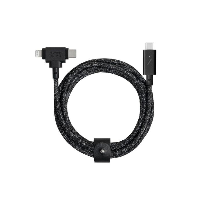 Native Union Belt Cable Duo Pro C To C/L, Cosmos. 2.4M. 240W