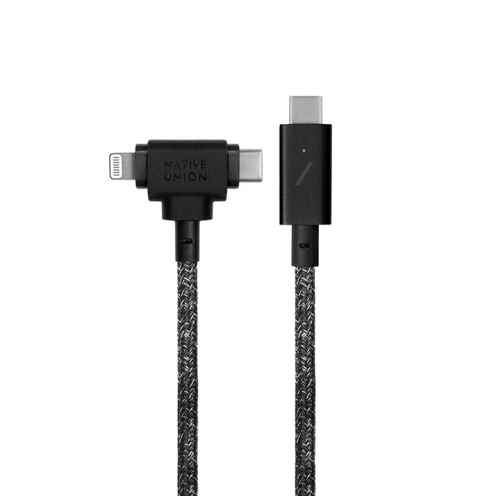 Native Union Belt Cable Duo Pro C To C/L, Cosmos. 2.4M. 240W