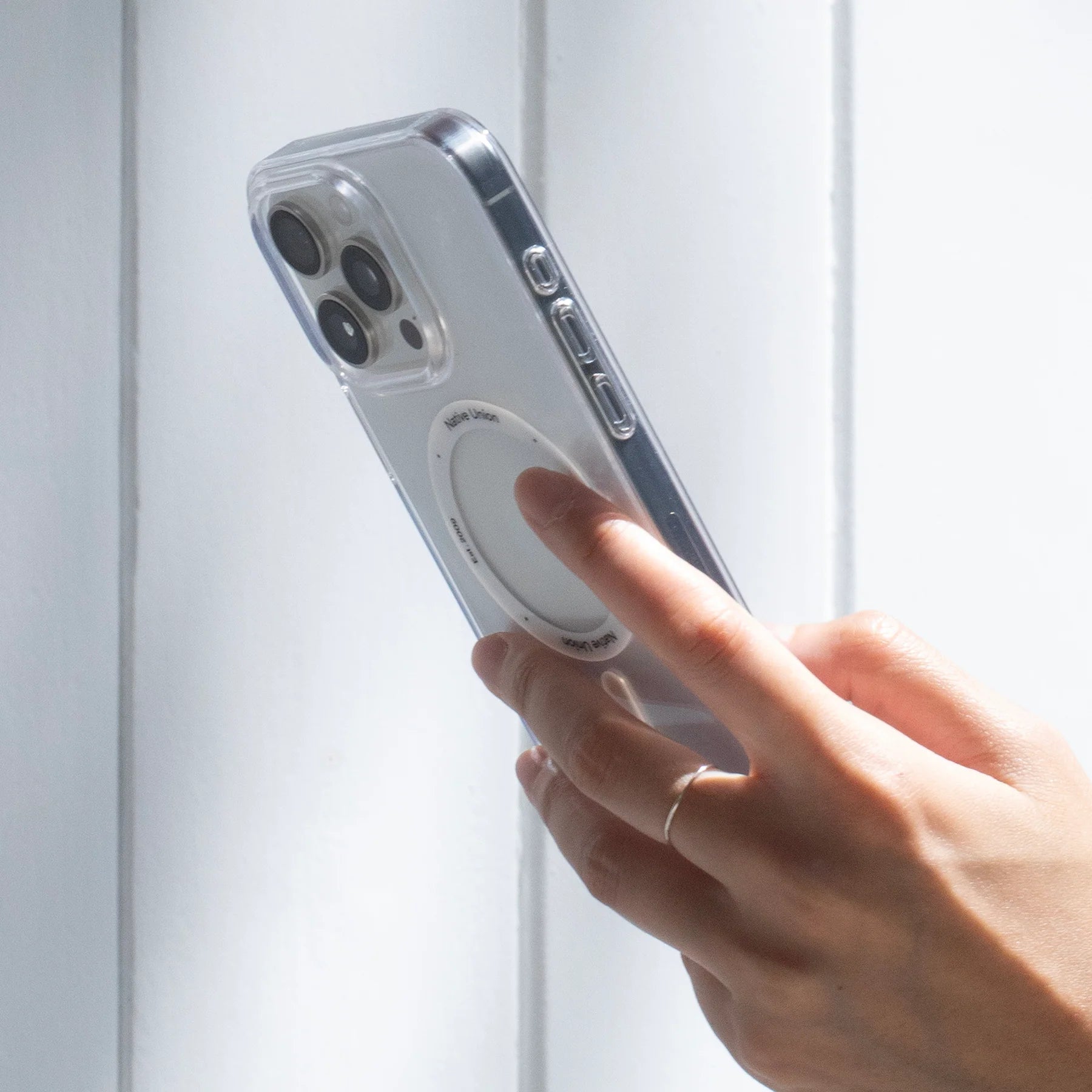 NATIVE UNION (RE)CLEAR CASE FOR IPHONE 16 PRO MAX TRANSPARENT