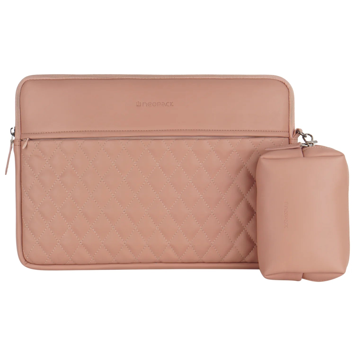 Neopack Stanley Sleeve With Pouch For Upto 14.2" Macbooks (Pink)