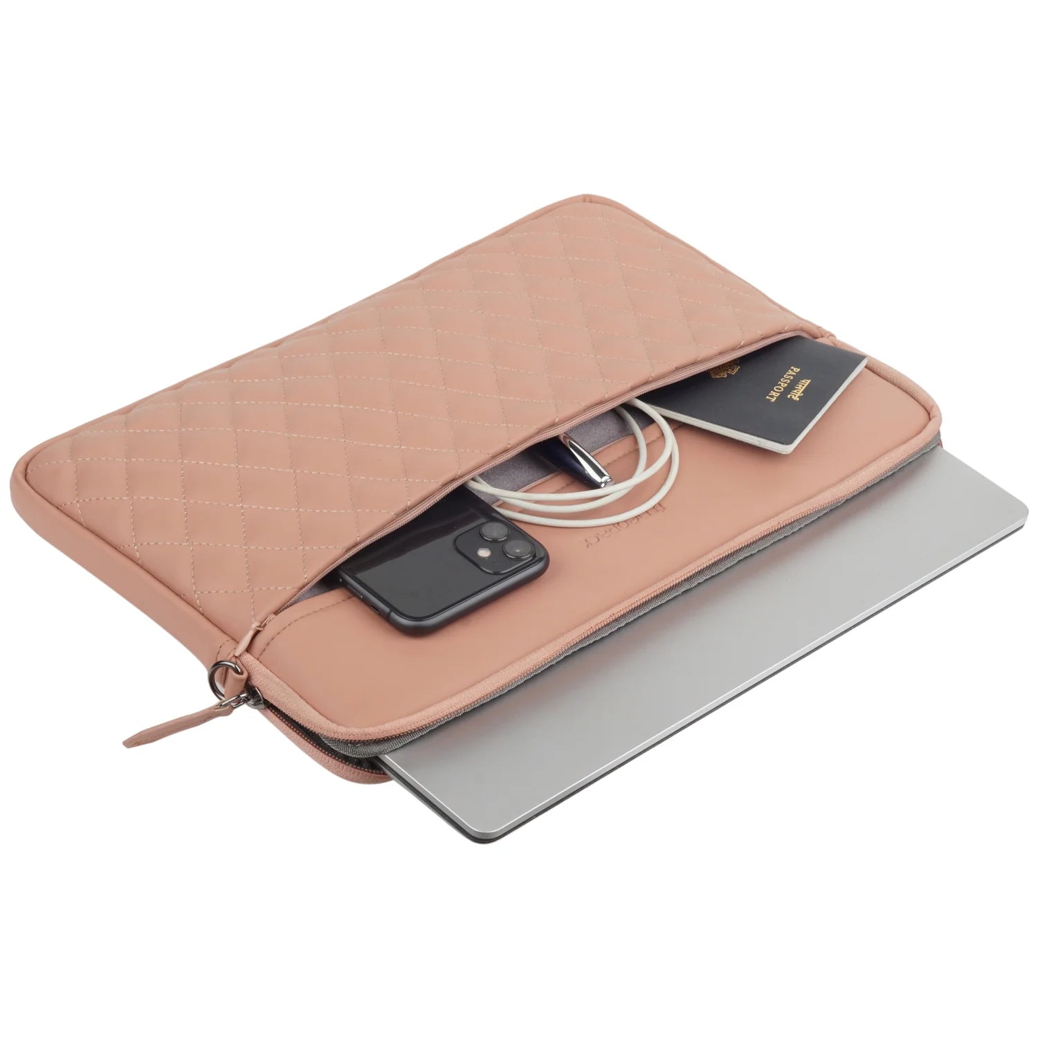 Neopack Stanley Sleeve With Pouch For Upto 14.2" Macbooks (Pink)