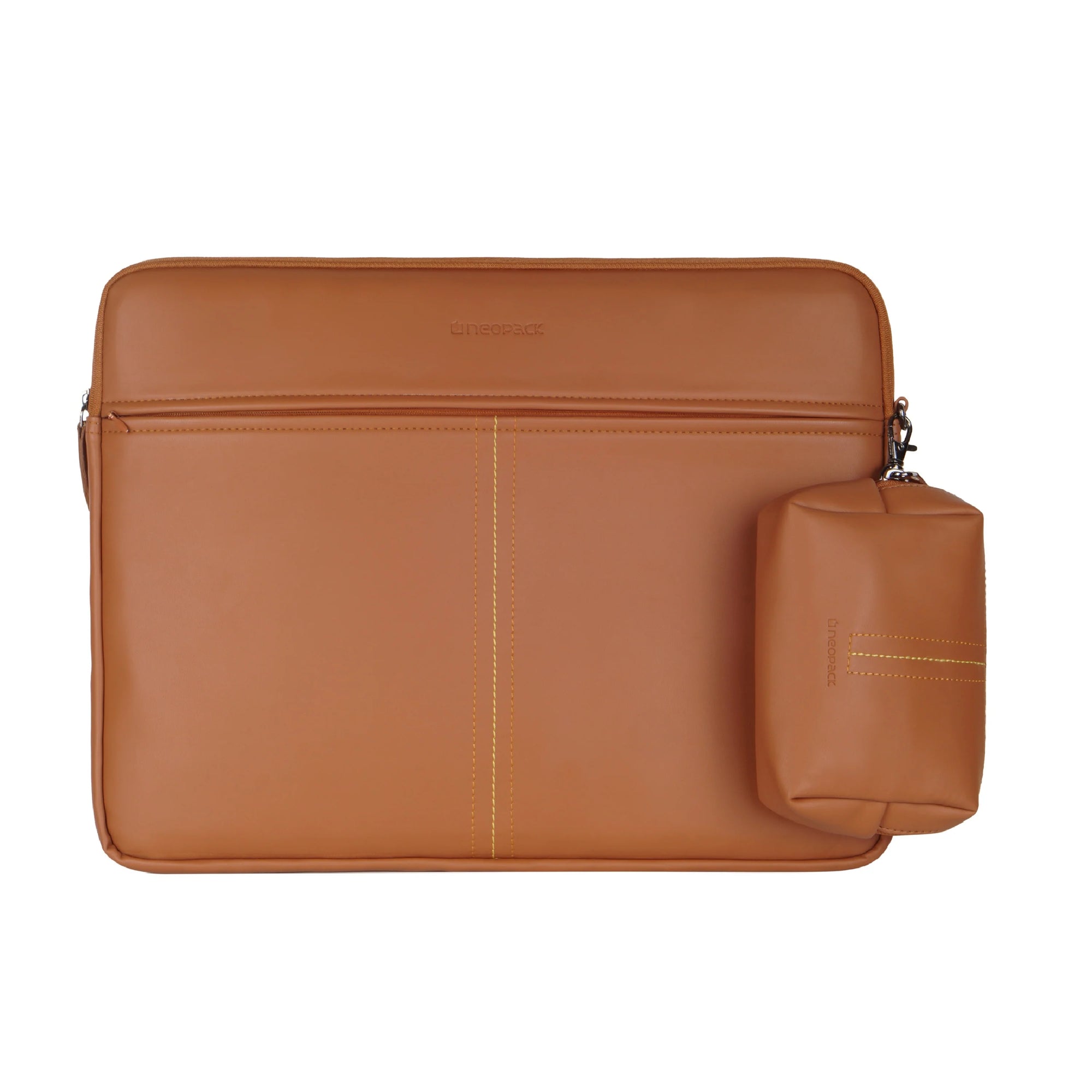 Neopack Stanley Sleeve With Pouch For Upto 16.2" Macbooks (Tan)
