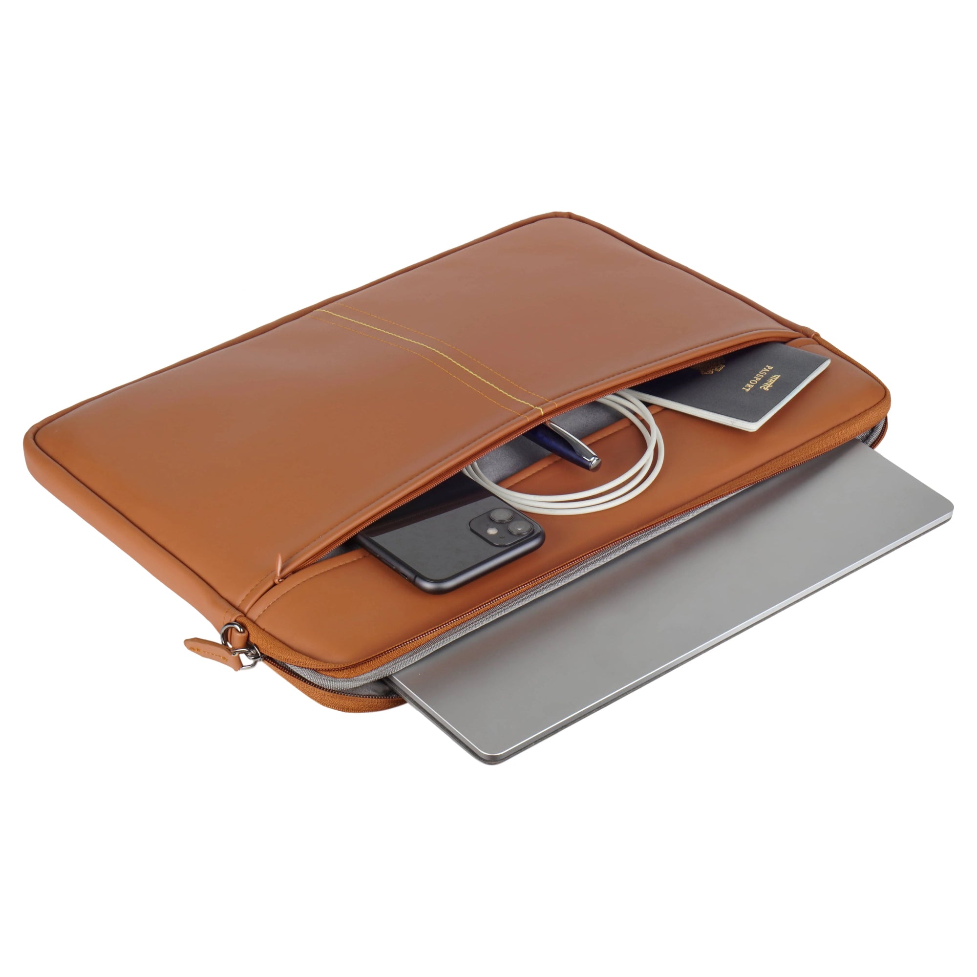 Neopack Stanley Sleeve With Pouch For Upto 16.2" Macbooks (Tan)