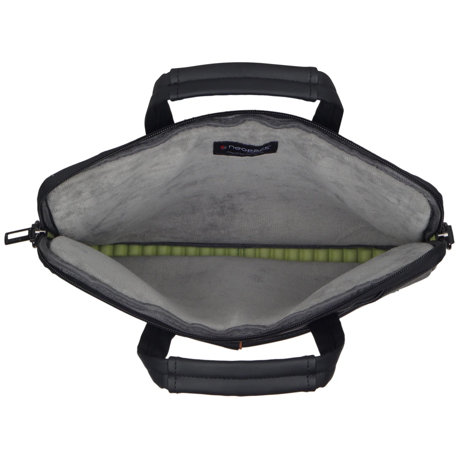 Neopack Leather Sleeve With Pouch For Upto 16.2" Macbooks (Black)