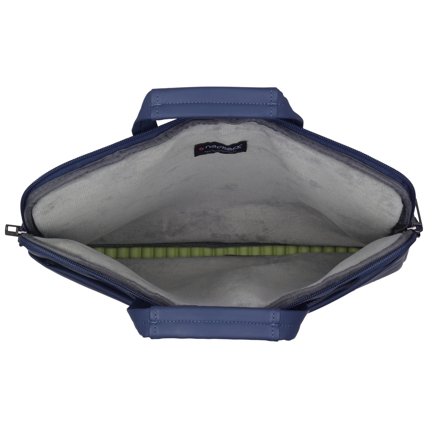 Neopack Leather Sleeve With Pouch For Upto 16.2" Macbooks (Blue)