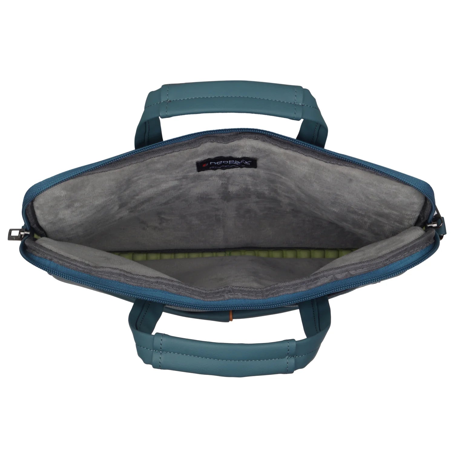 Neopack Leather Sleeve With Pouch For Upto 14.2" Macbooks (Sea Green)