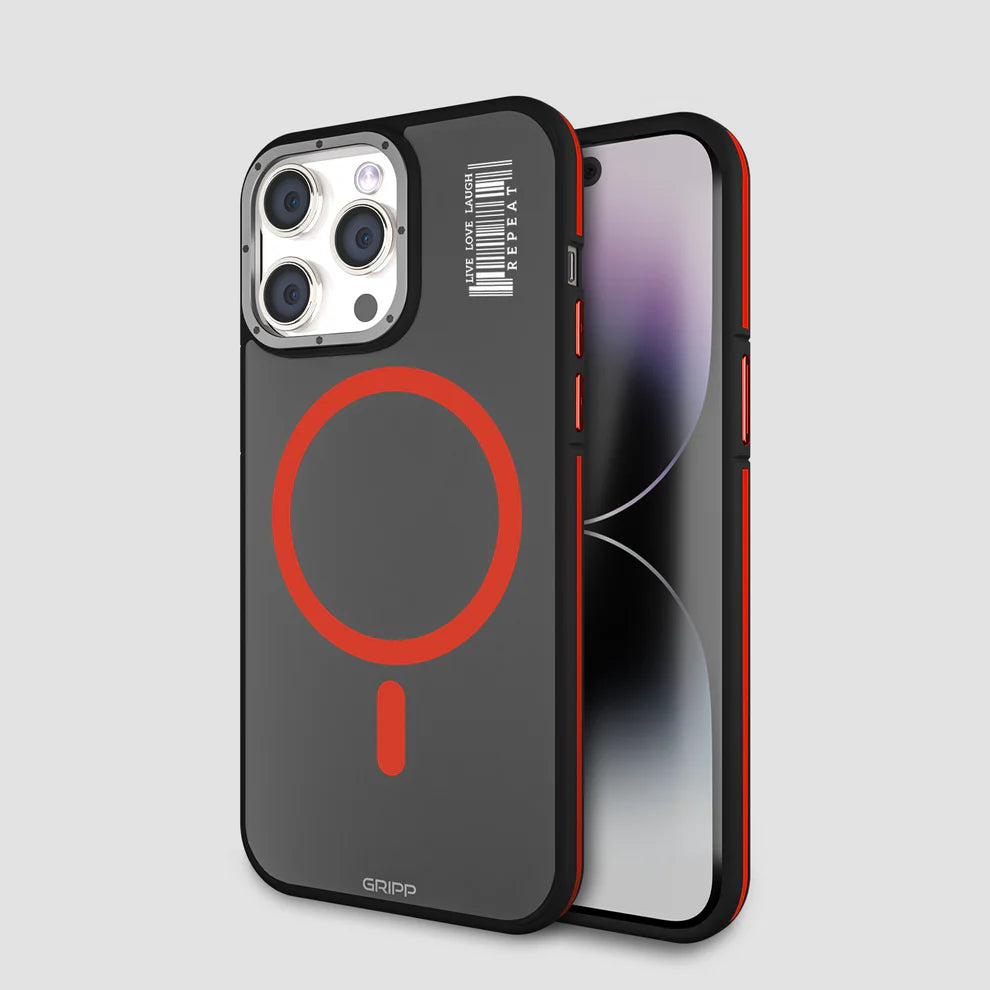 GRIPP Raigor Apple iPhone 15 Pro with MagSafe Case - Red