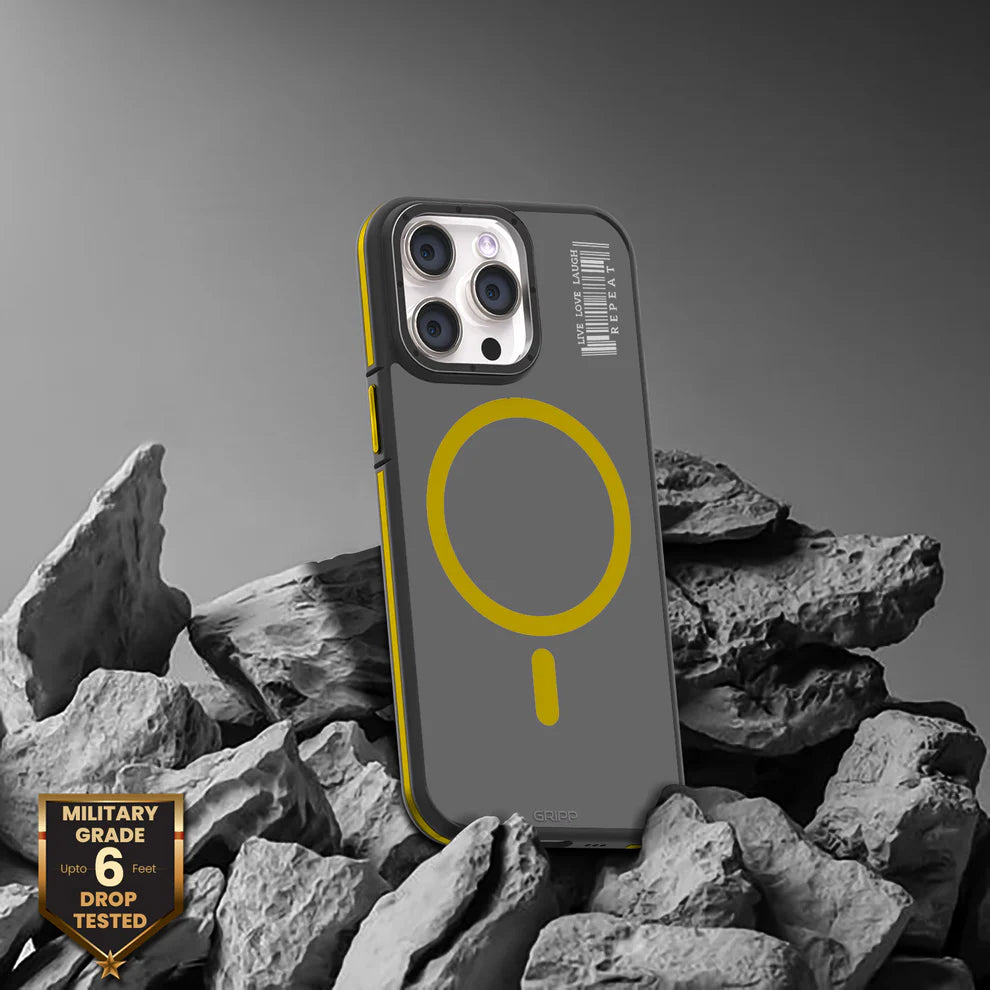 GRIPP Raigor Apple iPhone 15 Pro Max with MagSafe Case - Yellow
