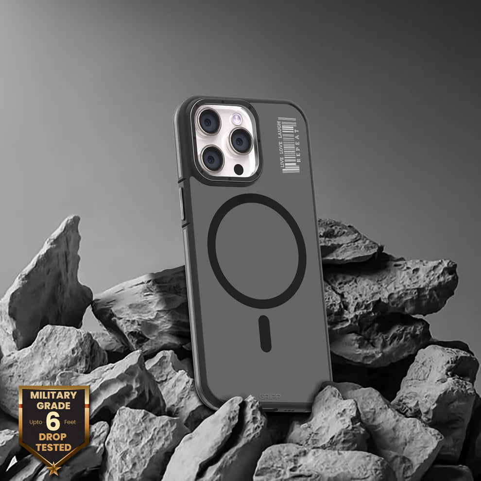GRIPP Raigor Apple iPhone 15 Pro with MagSafe Case - Black