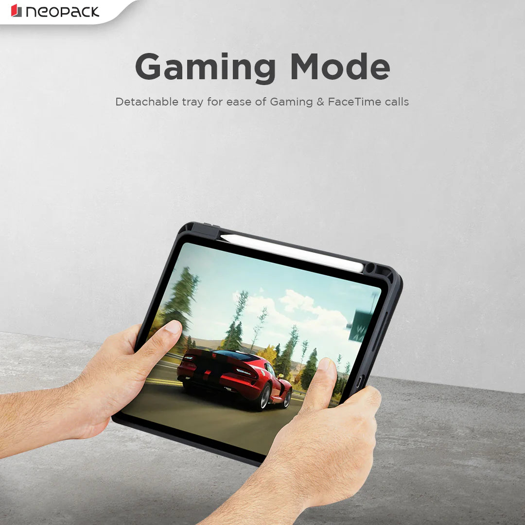 Swivel Magnetic Case With 360 Degree Rotating & Height Adjustment Function For IPad Air 13" - 2024 Model (Black)