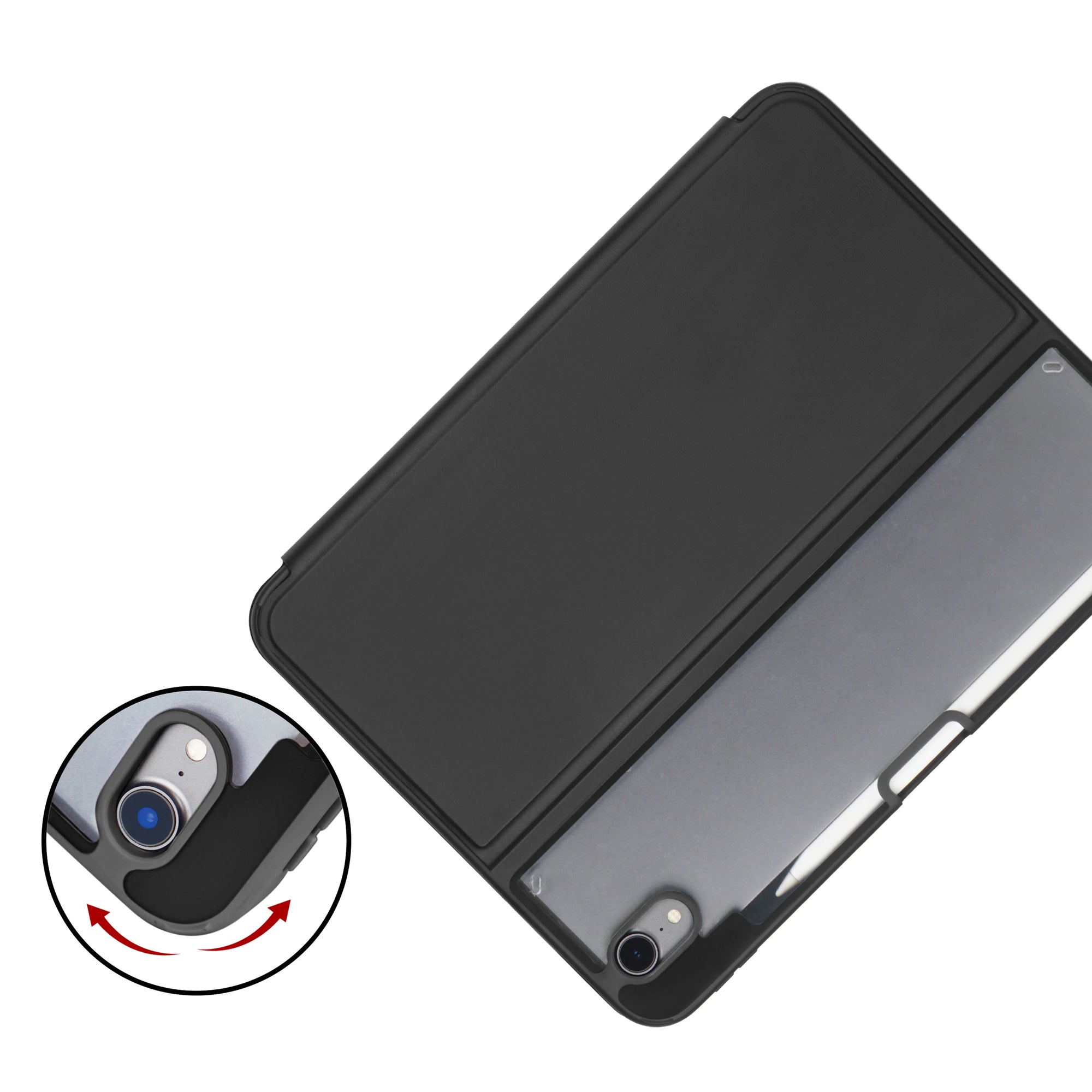 Neopack Vista Case With Apple Pencil Holder For IPad 10.9", Fits: 10th Gen & IPad 11", Fits: 11th Gen. 2025 Model (Black)