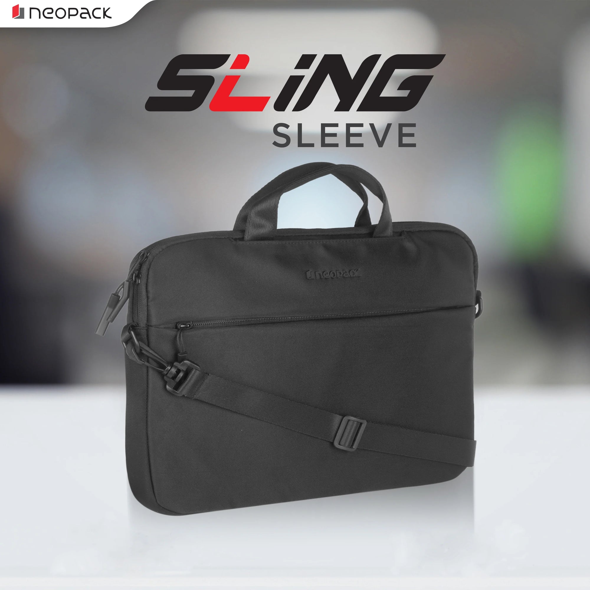 Neopack Sling Sleeve For Upto 14.2" Macbooks (Black)