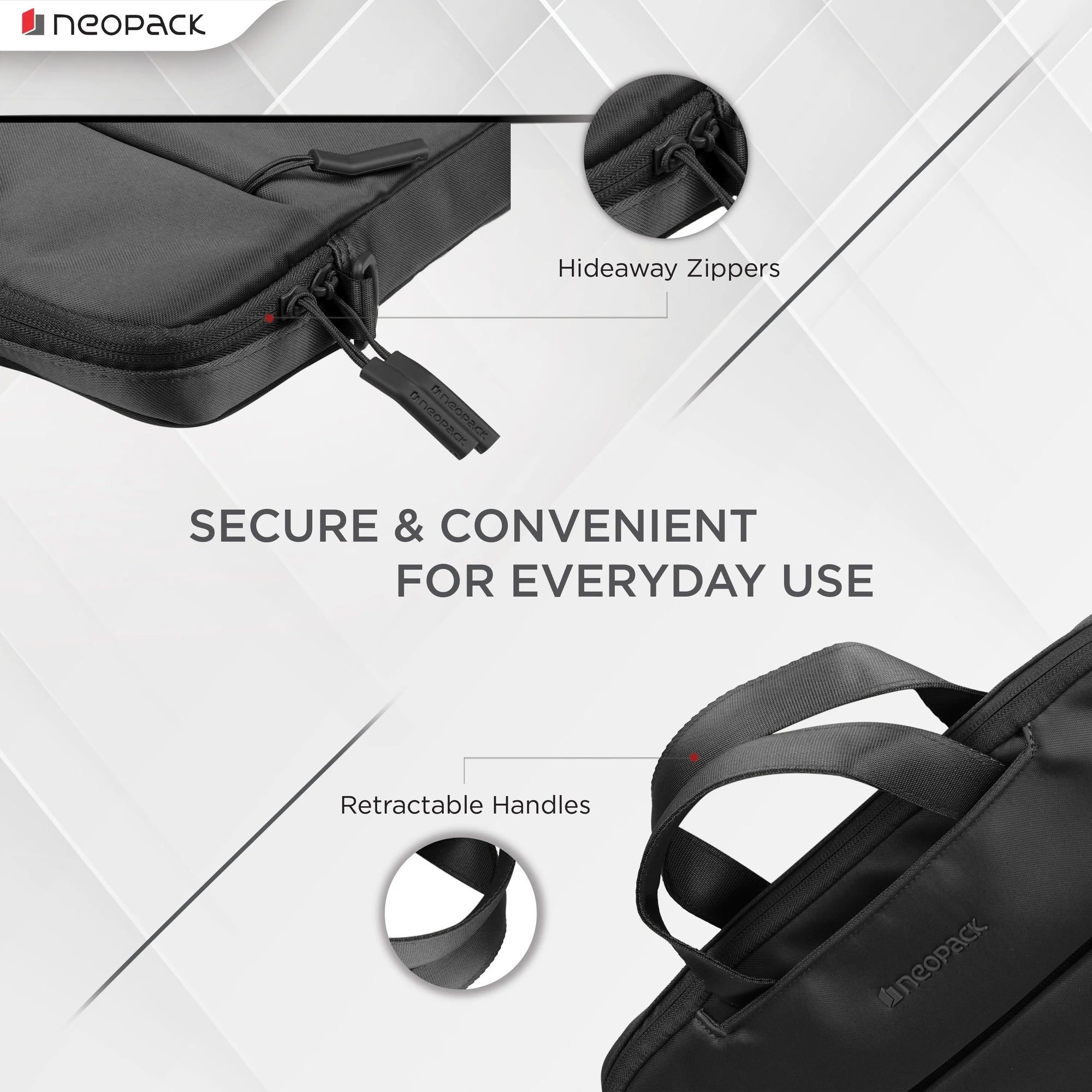 Neopack Sling Sleeve For Upto 14.2" Macbooks (Black)