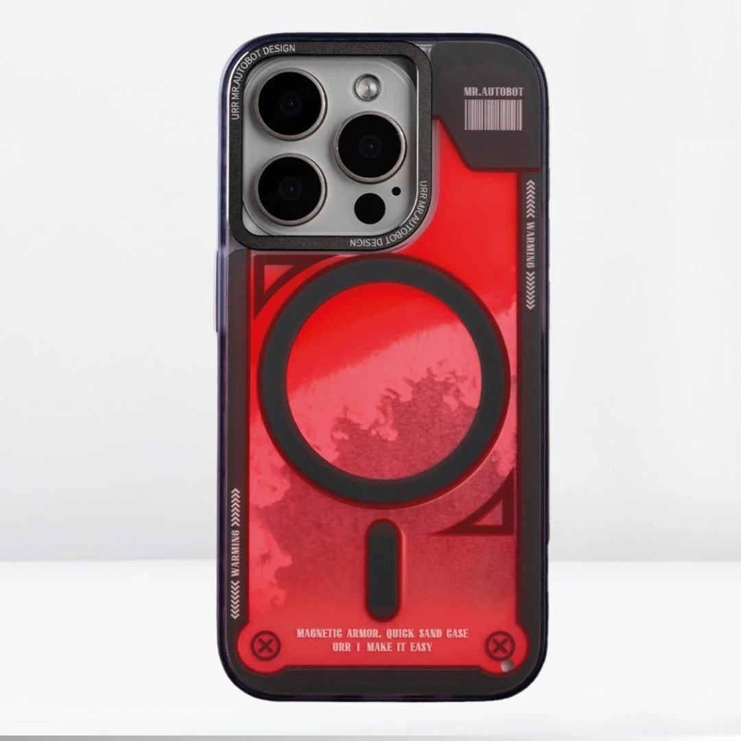 URR Premium Night Glow Liquid Magsafe case for Iphone 16 pro max