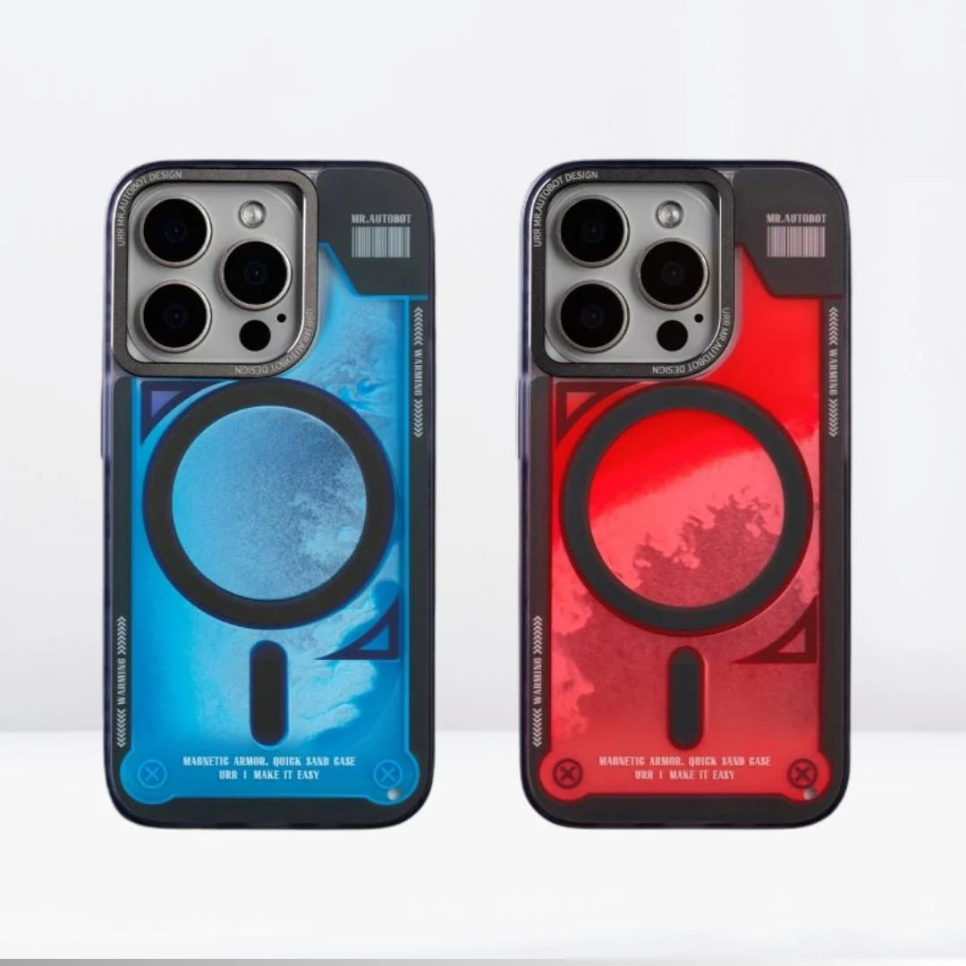 URR Premium Night Glow Liquid Magsafe case for Iphone 16 pro max