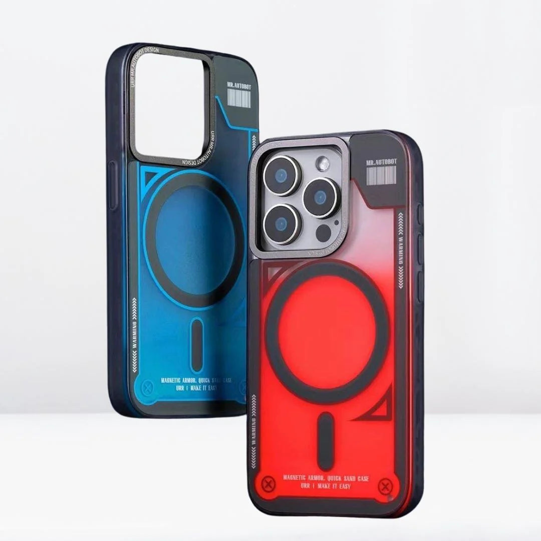 URR Premium Night Glow Liquid Magsafe case for Iphone 16 pro max
