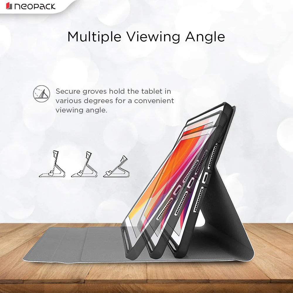 Universal Keyboard Folio Case With Trackpad For IPad 10 To 11" Tablets (Black)