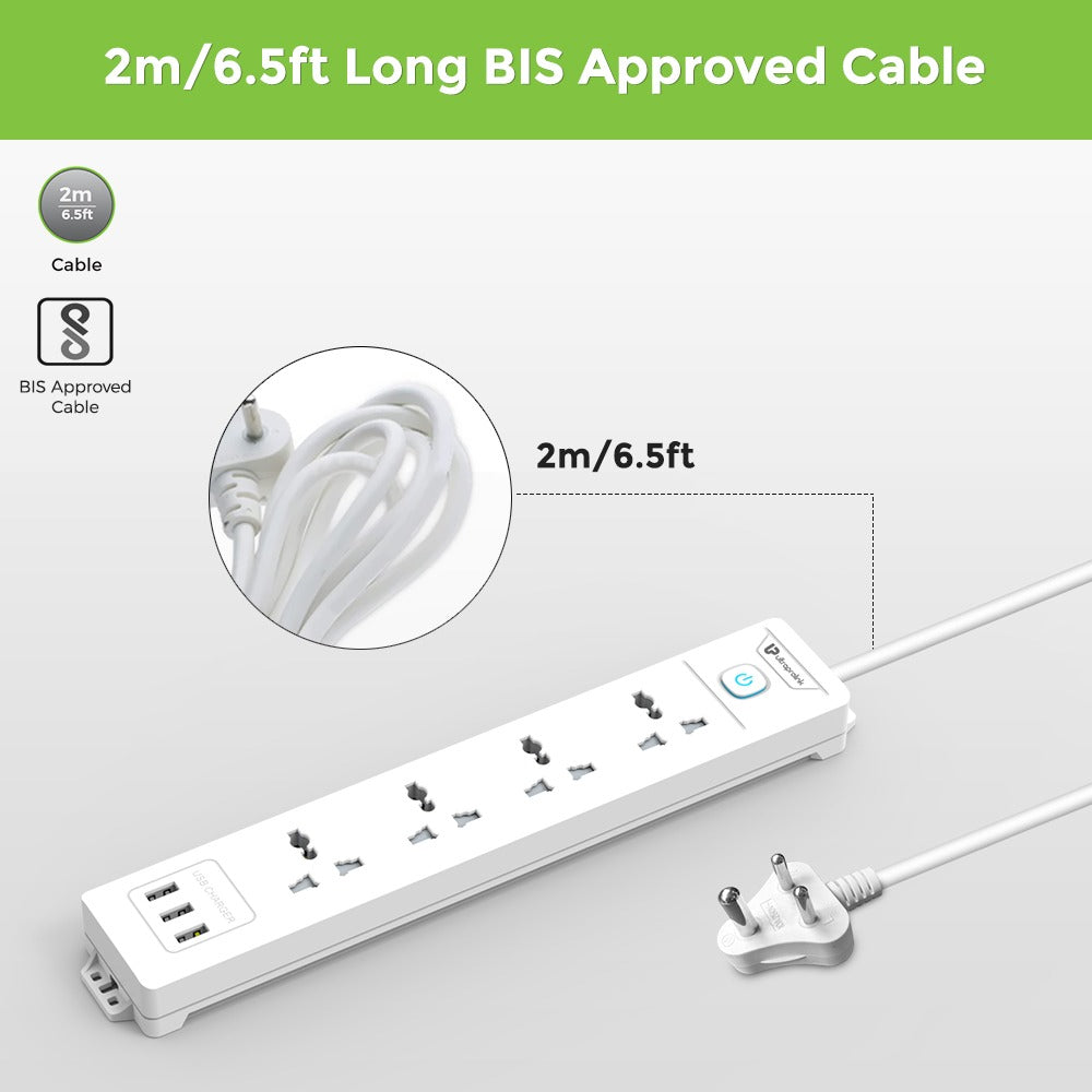 Surge Shield With 4 Sockets,3 USB Ports UM1049U
