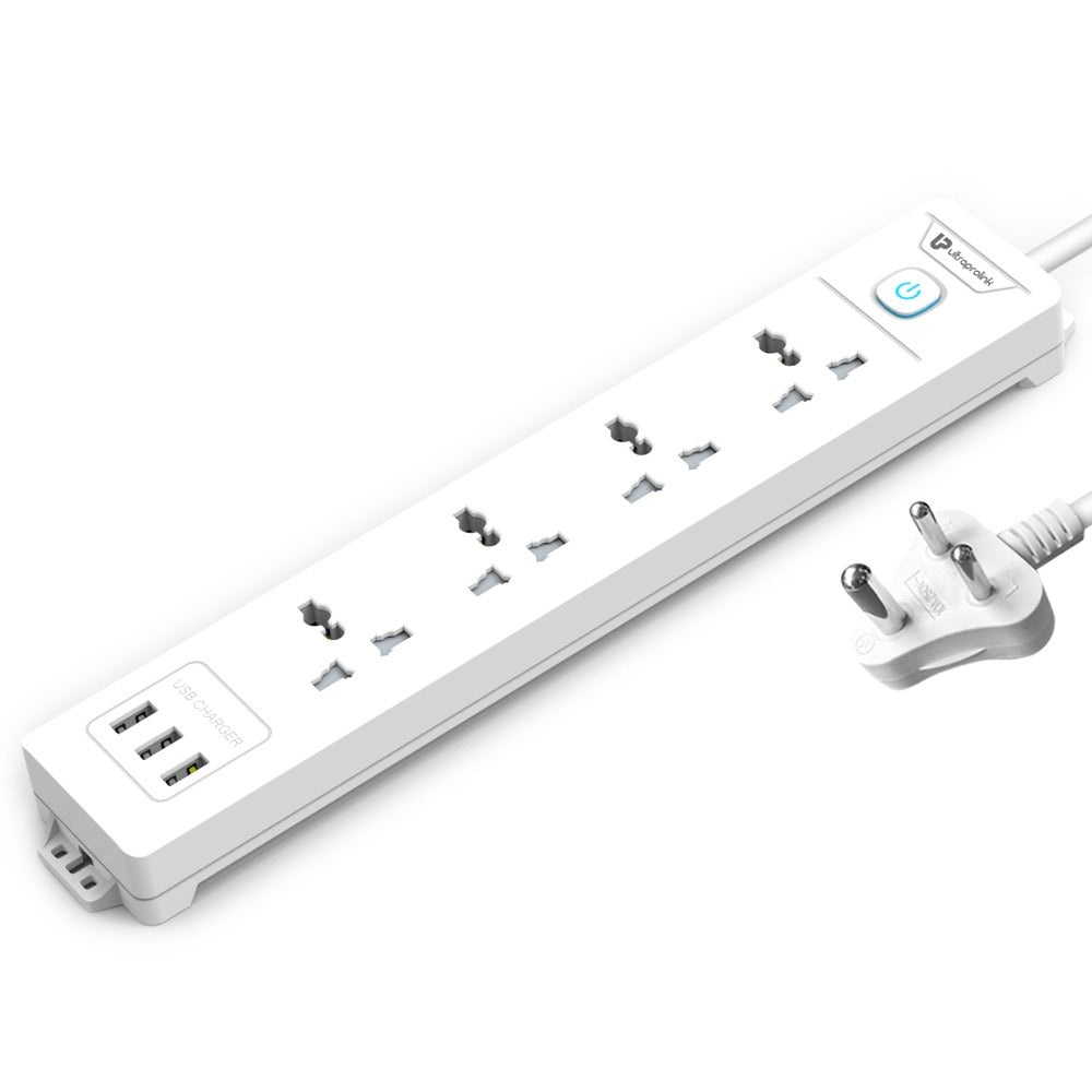 Surge Shield With 4 Sockets,3 USB Ports UM1049U