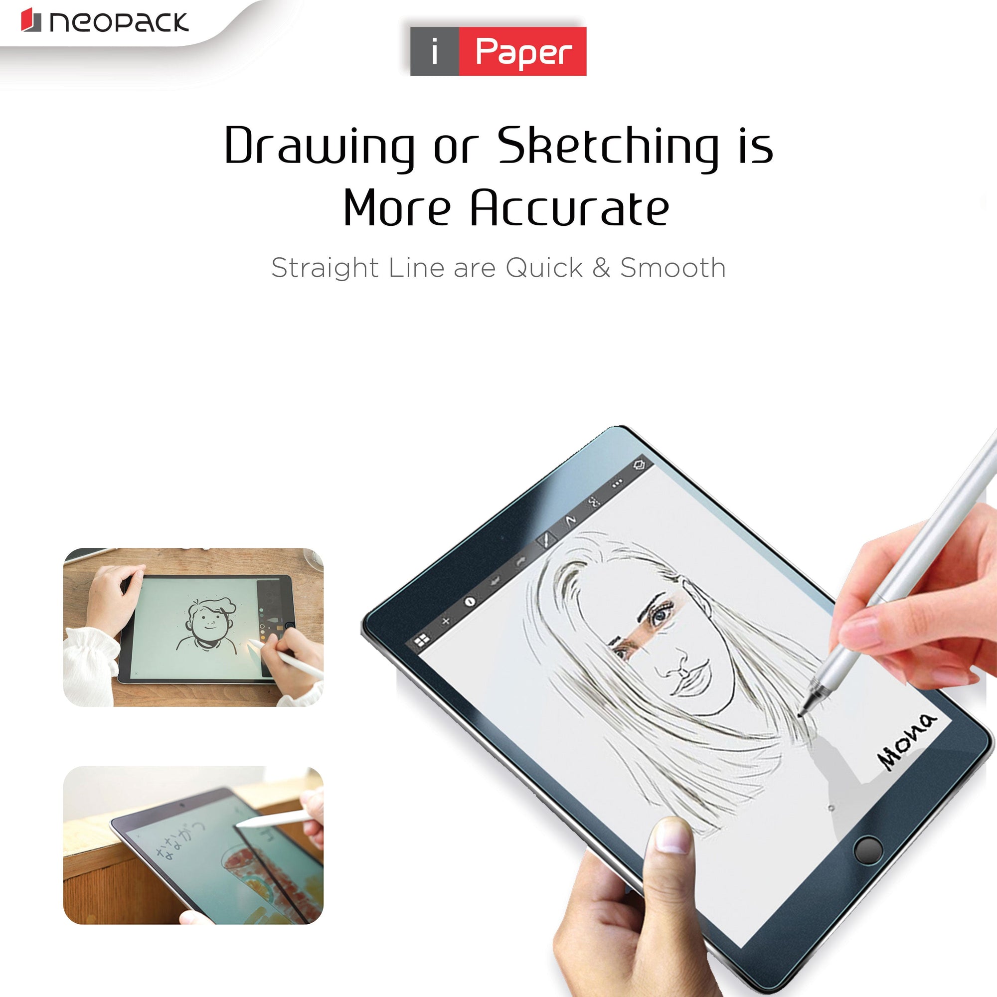 iPaper Paper Feel Screen Protector for iPad 10.9", Fits 10th Gen (Matt)