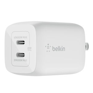 Dual USB-C® GaN Wall Charger with PPS 65W - Grab Your Gadget