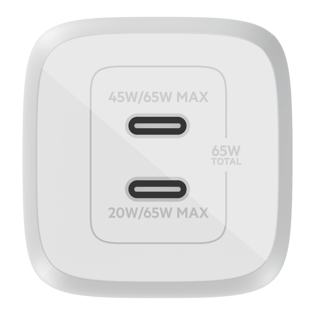 Dual USB-C® GaN Wall Charger with PPS 65W - Grab Your Gadget