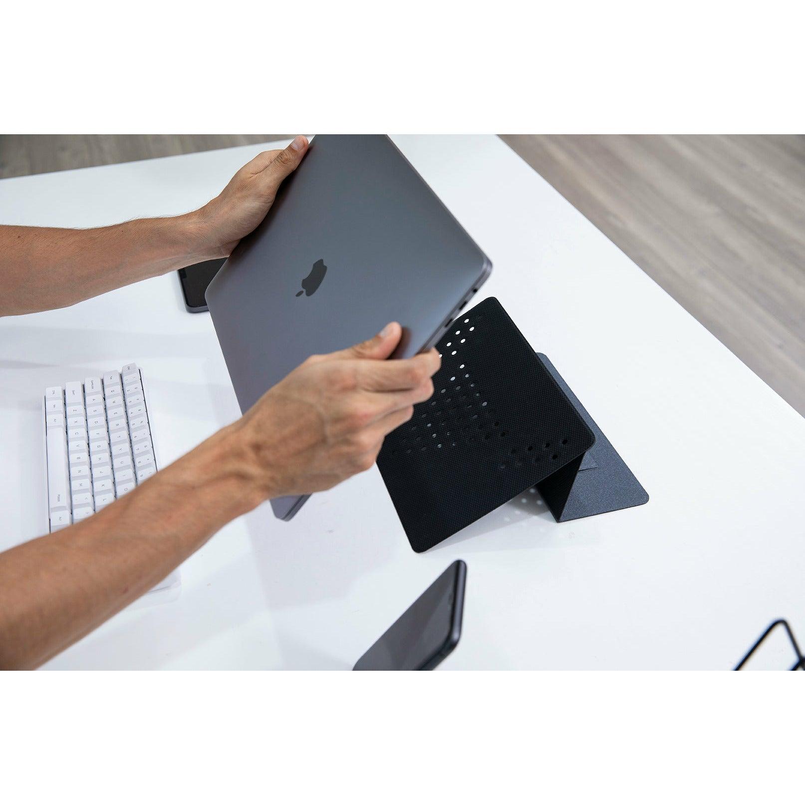 MOFT Air-Flow Non-Adhesive Universal Laptop Stand Fits 11 to 17 Inches Laptop with Vent Holes - Grab Your Gadget