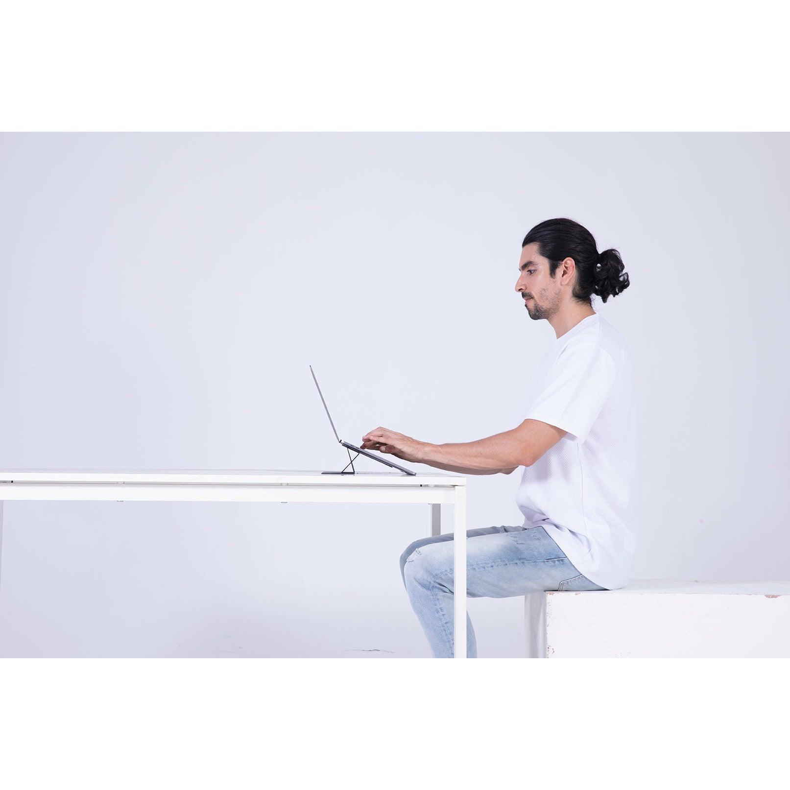 MOFT Air-Flow Non-Adhesive Universal Laptop Stand Fits 11 to 17 Inches Laptop with Vent Holes - Grab Your Gadget