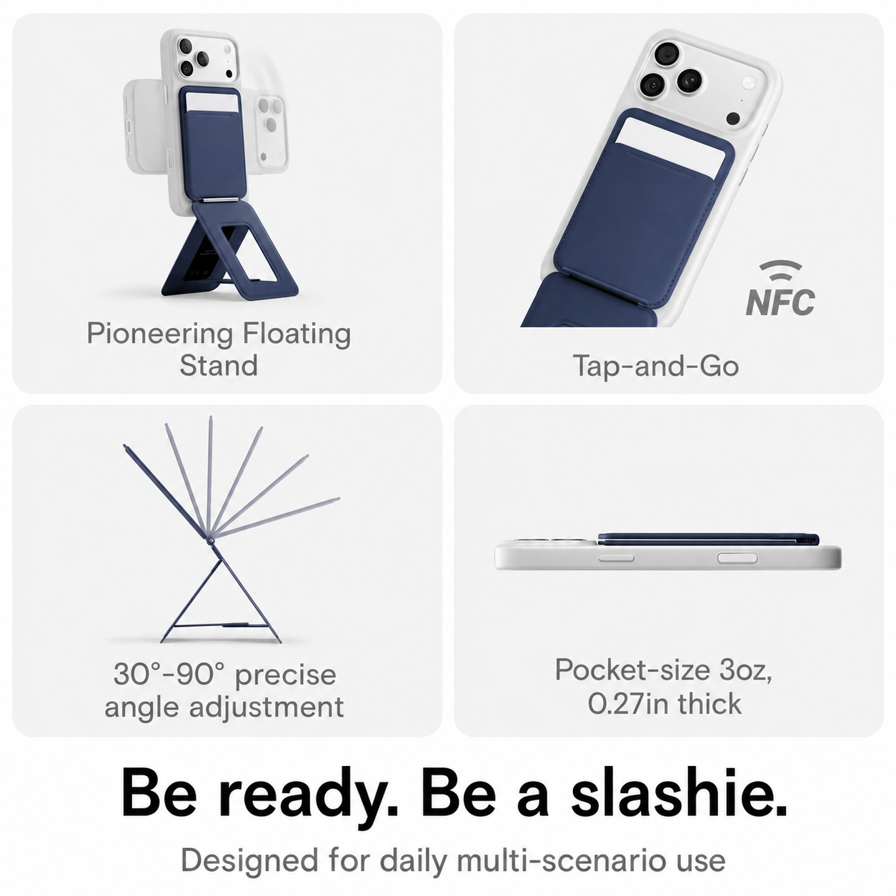 Moft Tripod Stand & Wallet-Compatible Models: iPhone 12/13/14/15/16/17 series (Plus/Pro/Pro Max) and MagSafe-compatible cases. Works with non-MagSafe phones using the included metal ring. With Out Trackable