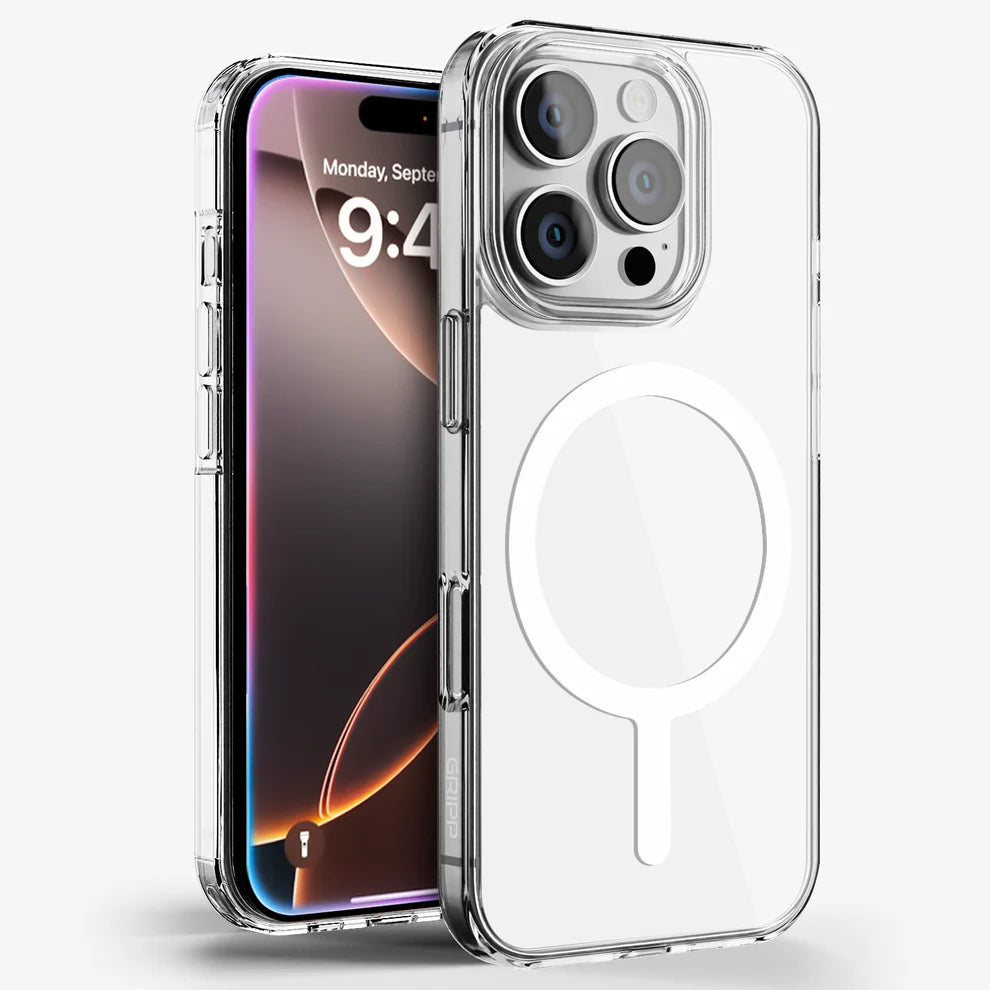 GRIPP Clear Apple iPhone 16 Pro with MagSafe Case - Clear
