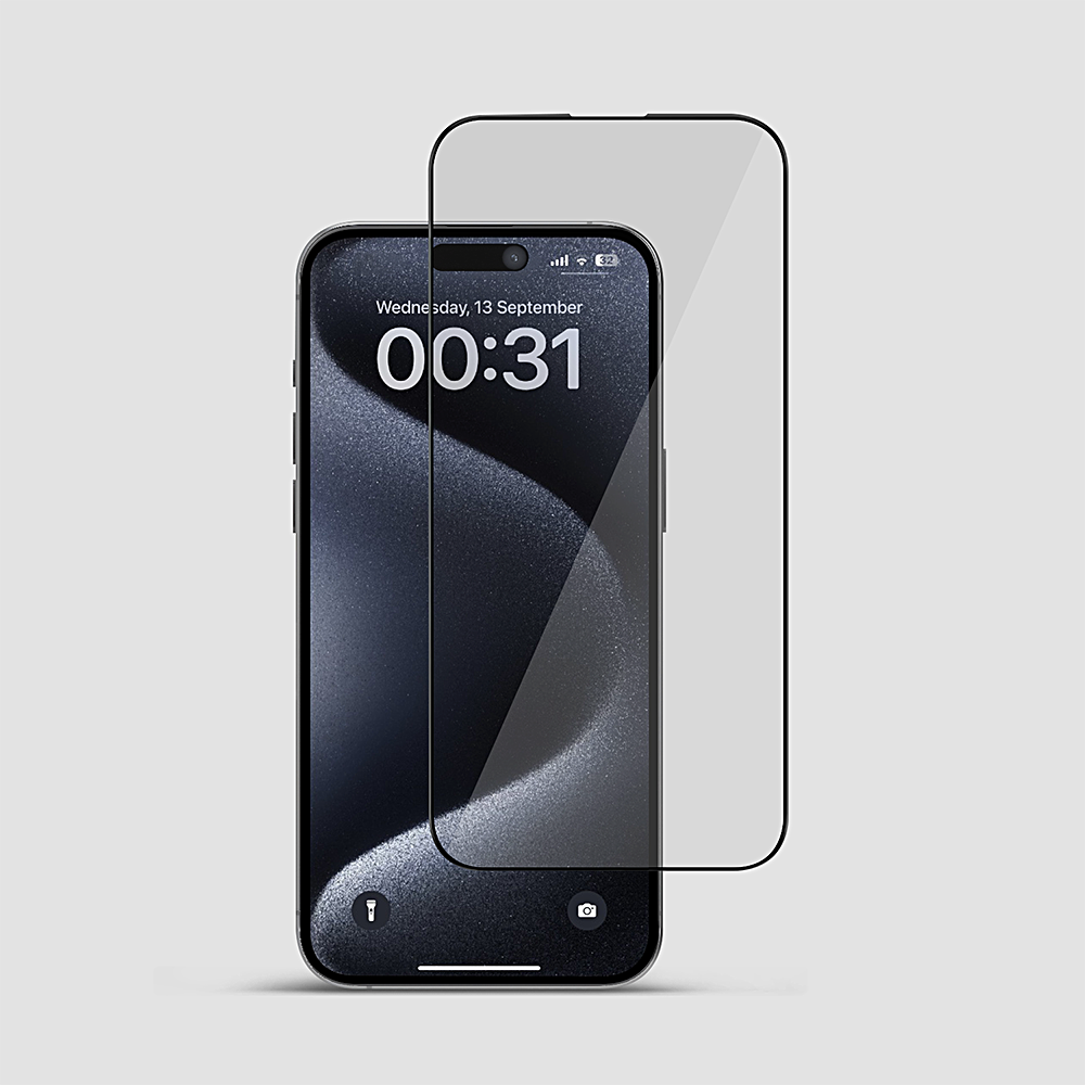 GRIPP 3D Tempered Glass for Apple iPhone 15 Pro