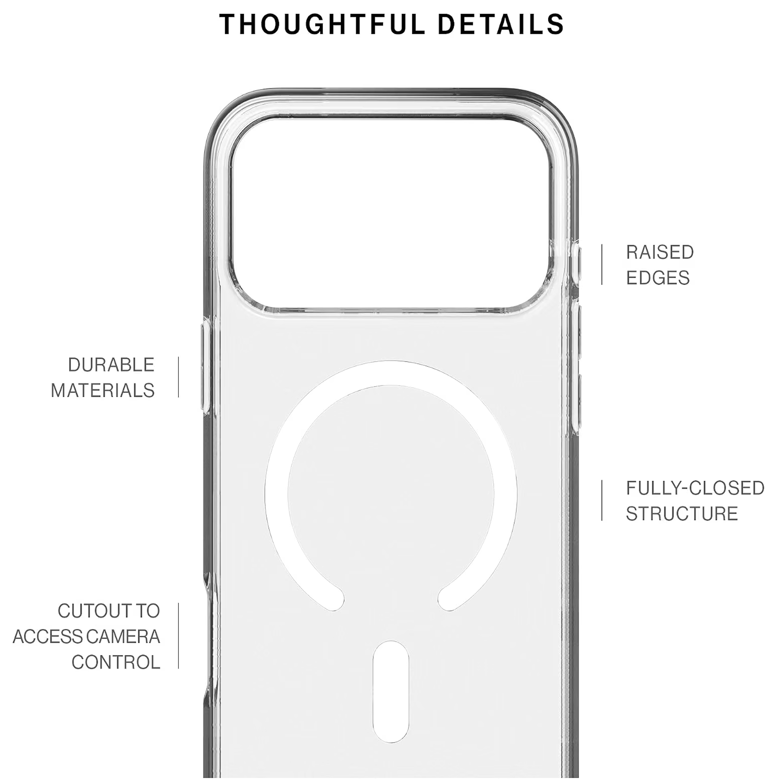 Native Union (Re) Clear Case for iPhone 18 Pro Max The transparent recycled iPhone case with built-in magnets