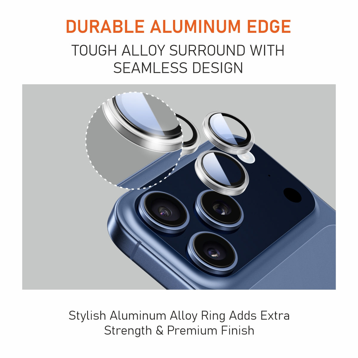 Muvtech iPhone 17 Pro & Pro Max Camera Lens Protector