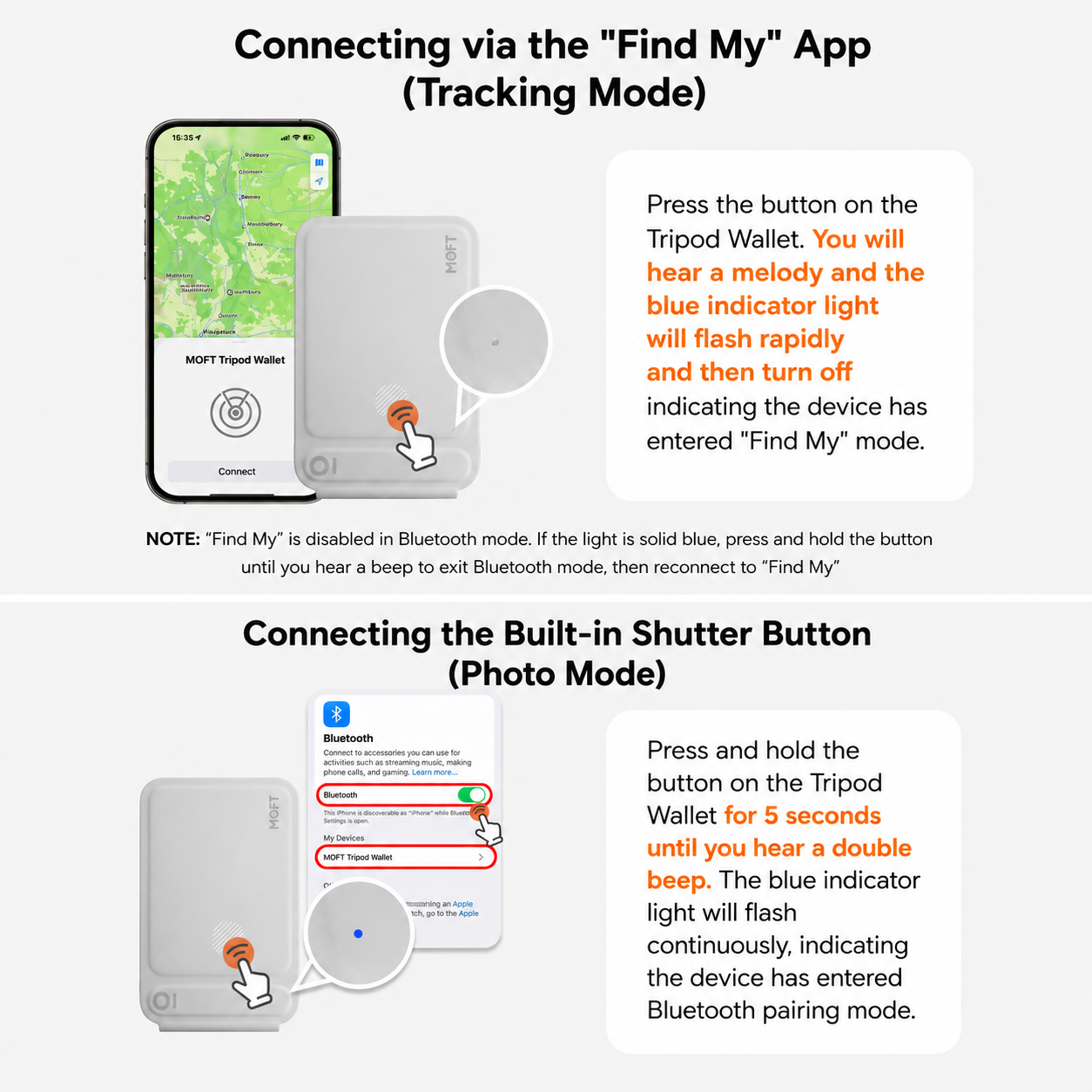 Moft Tripod Stand & Wallet-Compatible Models: iPhone 12/13/14/15/16/17 series (Plus/Pro/Pro Max) and MagSafe-compatible cases. Works with non-MagSafe phones using the included metal ring. with trackable